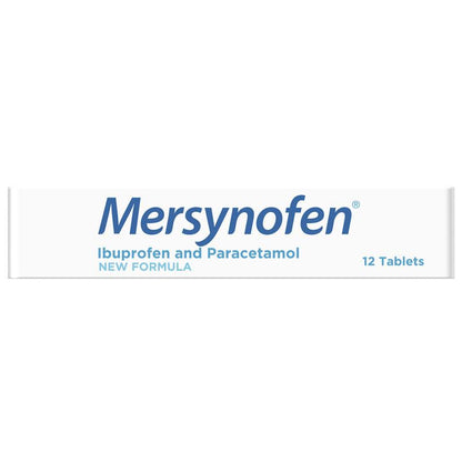 Mersynofen Pain Relief Tablets with Paracetamol + Ibuprofen - 12 Pack-Auzzi Store