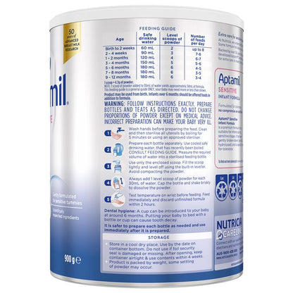 Aptamil Prosyneo Sensitive - Infant Formula for 0-12 Months (900g) - Auzzi Store