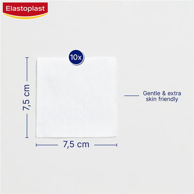 Elastoplast Soft Gauze Sterile 7.5cm x 7.5cm 10 Pack