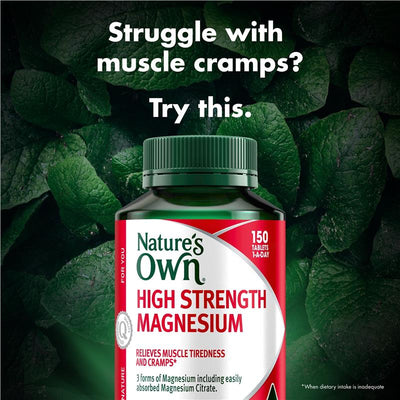 Nature's Own High Strength Magnesium Citrate & Chelate 150 Tablets