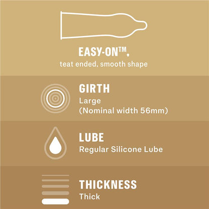 Durex RealFeel Polyisoprene Condoms - 6 Pack, Non-Latex, Natural Feel