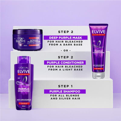 L'Oreal Elvive Colour Protect Purple Mask - 250ml