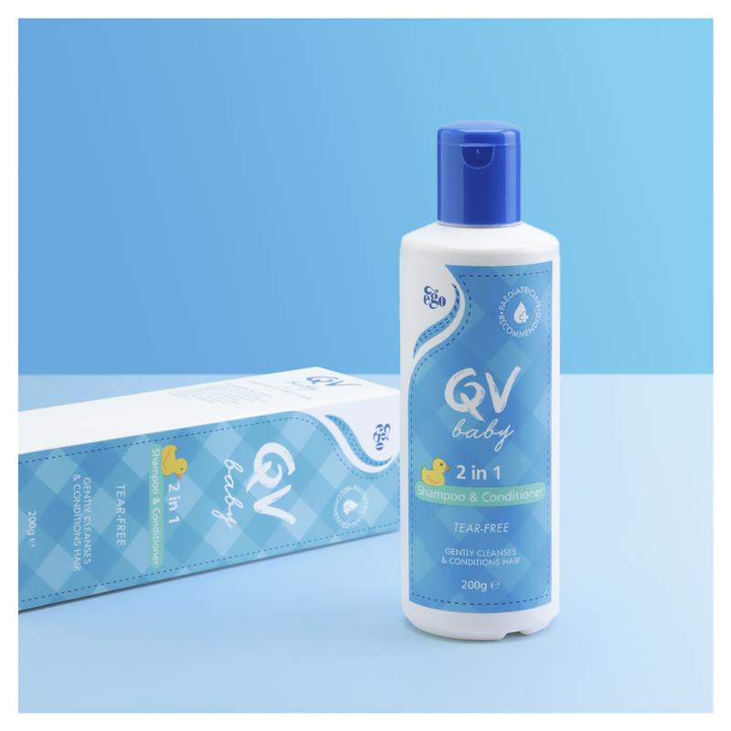 QV Baby 2 In 1 Shampoo & Conditioner - 200g for Gentle Cleansing-Auzzi Store
