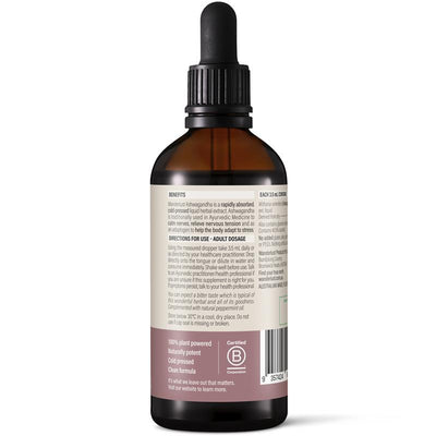 Wanderlust Ashwagandha Liquid Extract 140ml - Natural Stress Relief