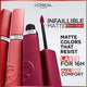L'Oreal Paris Le Matte Resistance 115 Snooze Your Alarm Liquid Lipstick – view 4