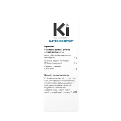 Ki Immune Defence & Energy Formula with Astragalus & Shiitake - 60 Tablets