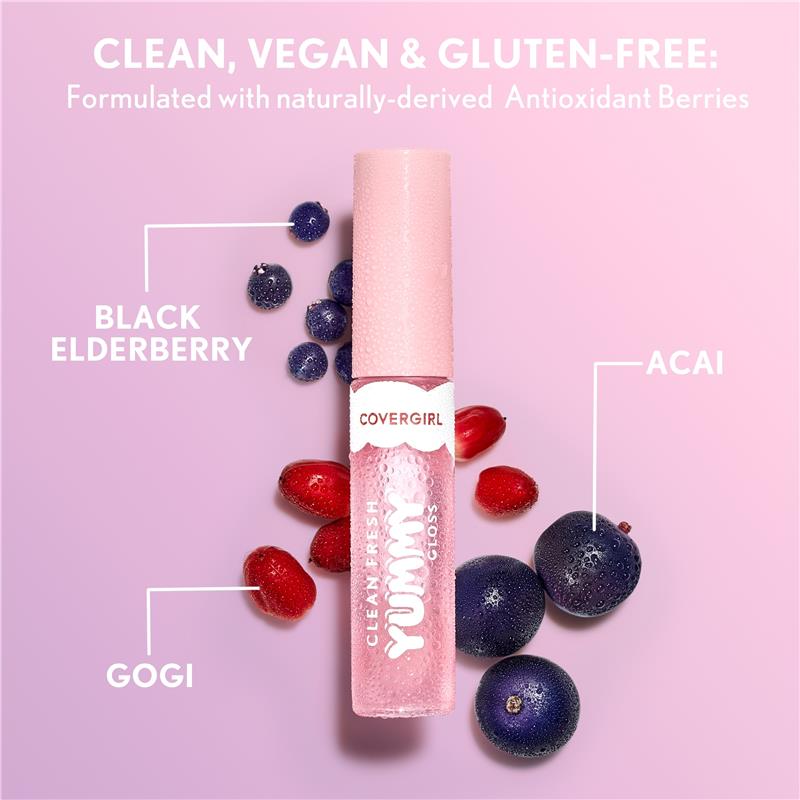 Covergirl Clean Fresh Yummy Gloss #150 Sugar Poppy