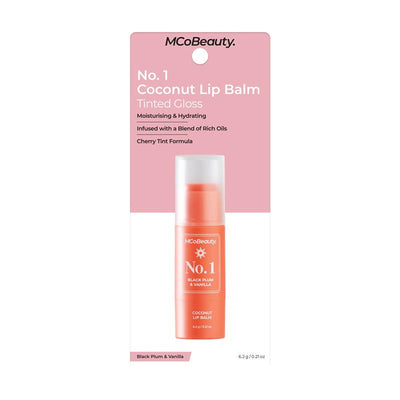 MCoBeauty Coconut Lip Balm No. 1 Black Plum & Vanilla