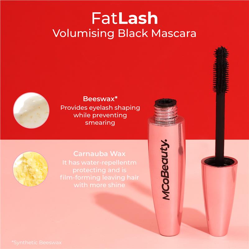 MCoBeauty Fat Lash Volumising Black Mascara