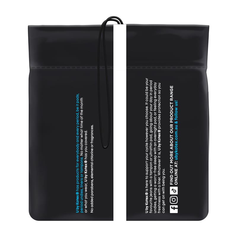 U by Kotex Designer Series Ultrathin Wings Pads, Regular, 22 Pads