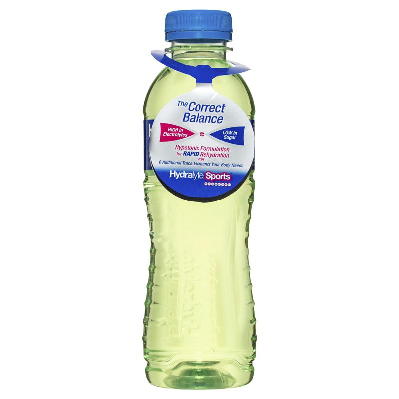 Hydralyte Sports Electrolyte Drink - Lemon Lime 600ml-Auzzi Store