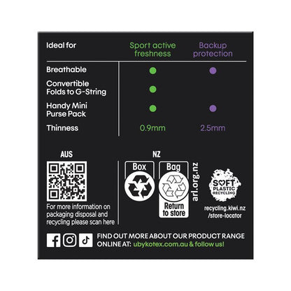 U by Kotex Sport Liners, 30-Liners, Sweat-Dry Core & Breathable