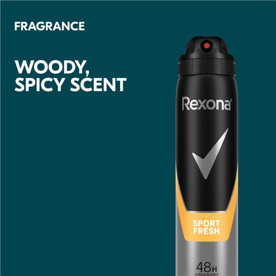 Rexona Men Antiperspirant Deodorant Sport Fresh 250ml - Ultimate Protection