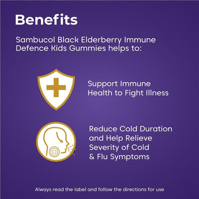 Sambucol Kids Immunity - Immune Defence 50 Gummies