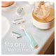 Gillette Venus Deluxe Smooth Sensitive Women's Razor Handle + 4 Blade Refills for Sensitive Skin – view 4 - Auzzistore