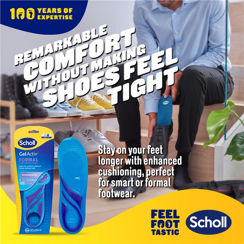 Scholl Gel Activ Insole Formal - Large