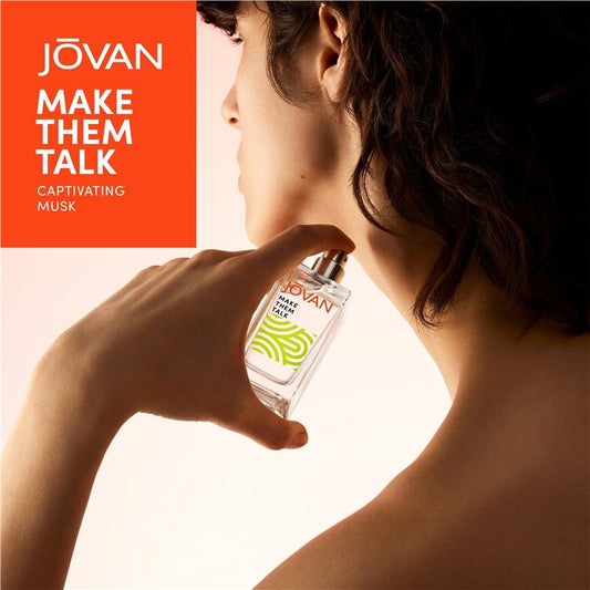 Jovan Genderless Make Them Talk Eau de Parfum 100ml - Bold Woody Musk - Auzzistore