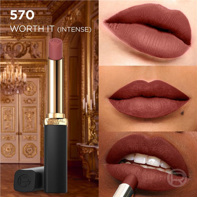 L'Oreal Paris Color Riche Volume Matte Nudes of Worth Lipstick 570 Worth It Intense