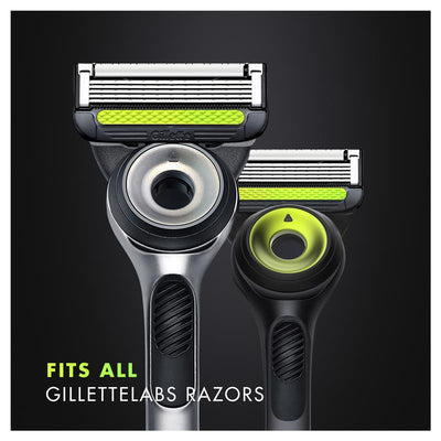 GilletteLabs 5-Blade Universal Razor Refills, 12 Pack for Heated & Exfoliating