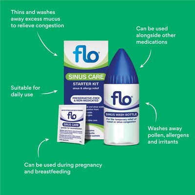 FLO Sinus Care Refill Pack - 50 Preservative-Free Sachets