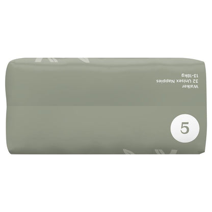 Tooshies Eco Nappies with Organic Bamboo Size 5 Walker (13-18kg) - 32 Pack