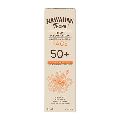 Hawaiian Tropic SPF 50+ Silk Hydration Face - 100ml