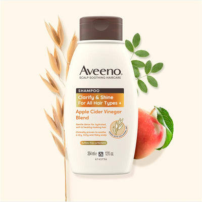 Aveeno Apple Cider Vinegar Clarifying Shampoo for Dull Hair - 354mL