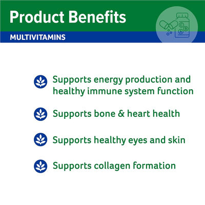 Cenovis Adult Multivitamin & Minerals, 200 Tablets, Gluten-Free
