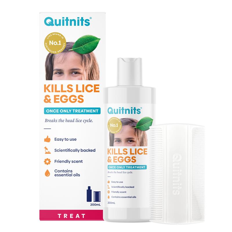 Quit Nits One 200ml - Effective Lice Treatment-Auzzi Store