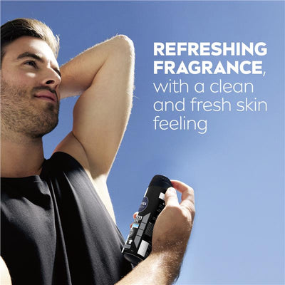 NIVEA Men Black & White 72H Protection Aerosol Deodorant 250ml