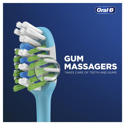Oral-B Cross Action Indicator Toothbrush - Effective Plaque Removal