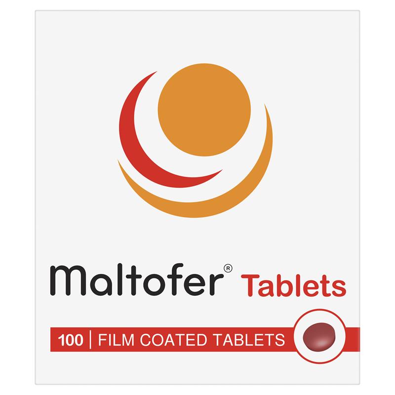 Maltofer Oral Iron Supplement 100mg Polymaltose - 100 Tablets