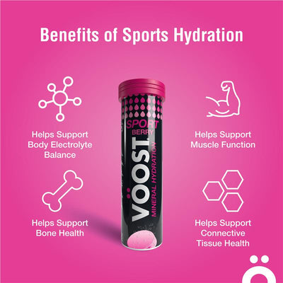 VÖOST Sport Berry Effervescent Tablets - 10 Count