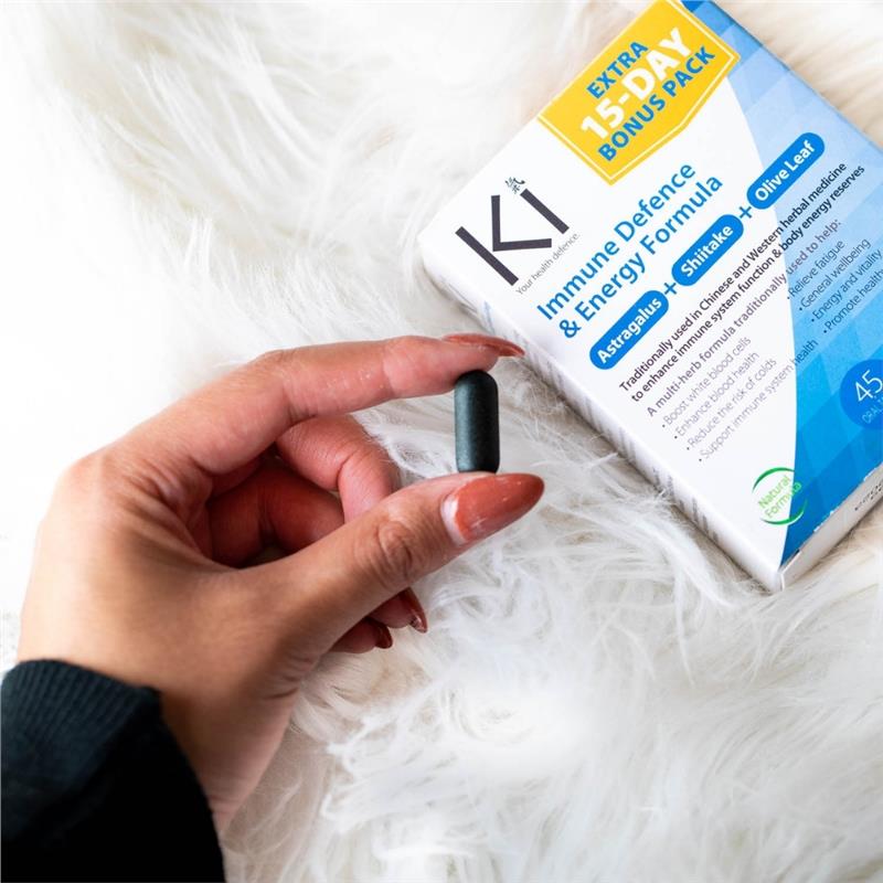 Ki Immune Defence & Energy Formula with Astragalus & Shiitake - 60 Tablets