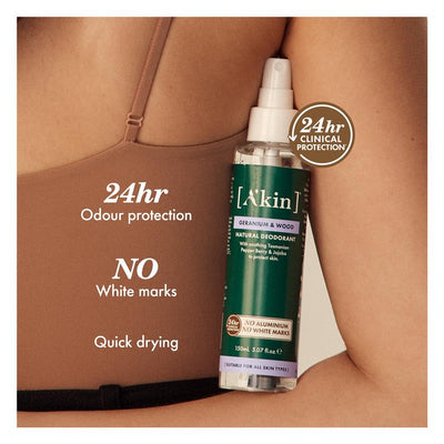 Akin Geranium & Wood Natural Deodorant Spray 150ml