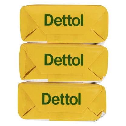 Dettol Citrus Fresh Bar Soap 3-Pack 100g – Germ Protection & Moisturizing