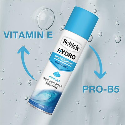 Schick Hydro Moisturising Shave Gel 198g - Smooth Shaving Experience