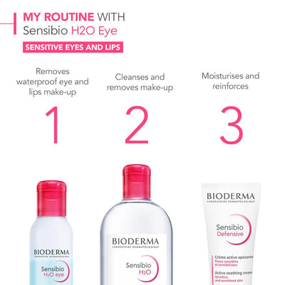 Bioderma Sensibio H2O Eye Biphasic Micellar Makeup Remover - 125ml