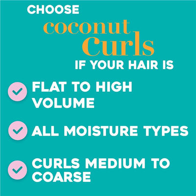 Ogx Quenching Coconut Curls Frizz Defying Curl Styling Milk 177mL - For Curly Hair