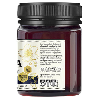 Barnes Naturals Pure Australian Manuka Honey MGO 1050+ 500g