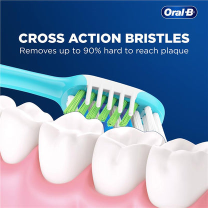 Oral-B Cross Action Indicator Toothbrush - 2 Pack