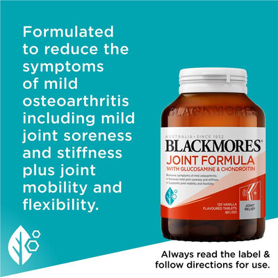 Blackmores Joint Supplement with Glucosamine & Chondroitin - 120 Tablets