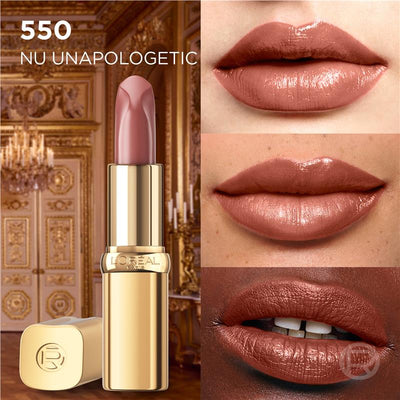L'Oreal Paris Color Riche Satin Nudes of Worth Lipstick 550 Unapologetic