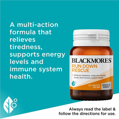 Blackmores Run Down Rescue - 30 Tablets