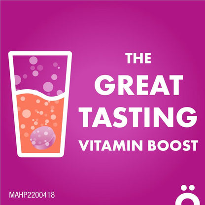 Voost Immunity Blackcurrant Effervescent Tablets with Vitamin C & Zinc, 20