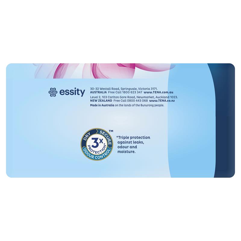 Tena Long Liners 26-Liners | Breathable, Odor Control, 3X Leak Protection