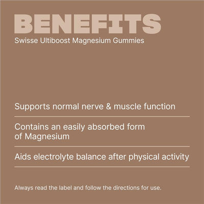 Swisse Ultiboost Magnesium Gummies - 60 Pack