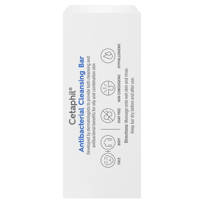 Cetaphil Antibacterial Cleansing Bar 127g for Oily & Combination Skin