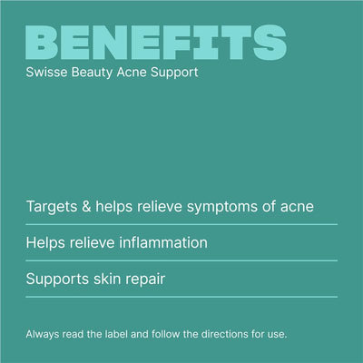 Swisse Beauty Acne Support 60 Tablets - Clear Skin Formula