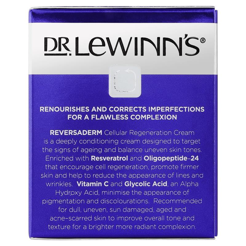 Dr LeWinn's Reversaderm Antioxidant Regeneration Cream 30ml - Age-Defying Formula - Auzzi Store